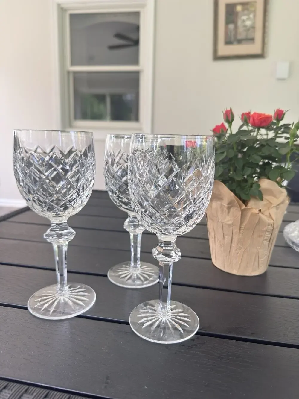 Waterford Powerscourt Cut Crystal 7-5/8